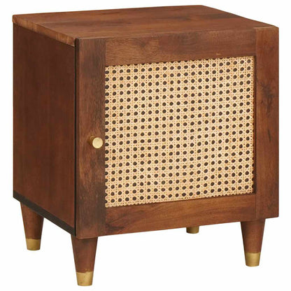 Bedside Cabinet 2 pcs Brown 40 x 33.5 x 46 cm Solid Acacia wood