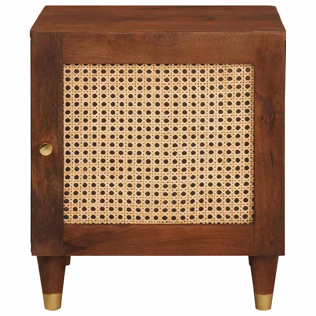 Bedside Cabinet 2 pcs Brown 40 x 33.5 x 46 cm Solid Acacia wood