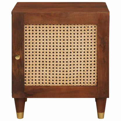 Bedside Cabinet 2 pcs Brown 40 x 33.5 x 46 cm Solid Acacia wood