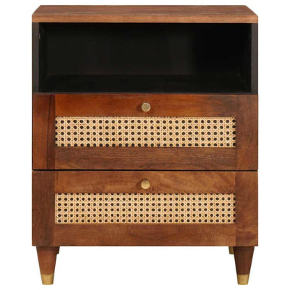 Bedside Tables with Drawer 50 x 33 x 62 cm Solid Mango Wood
