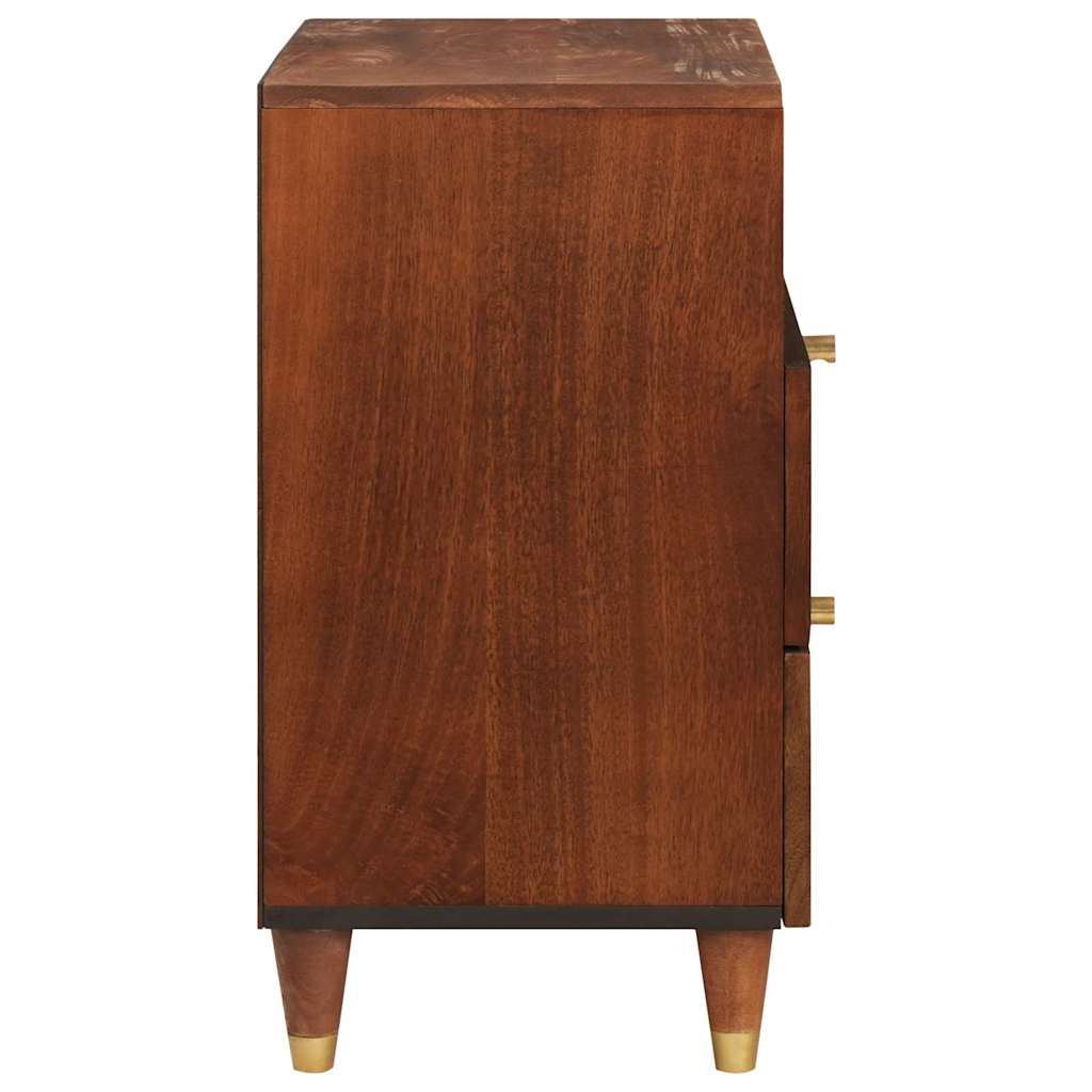 Bedside Tables with Drawer 50 x 33 x 62 cm Solid Mango Wood
