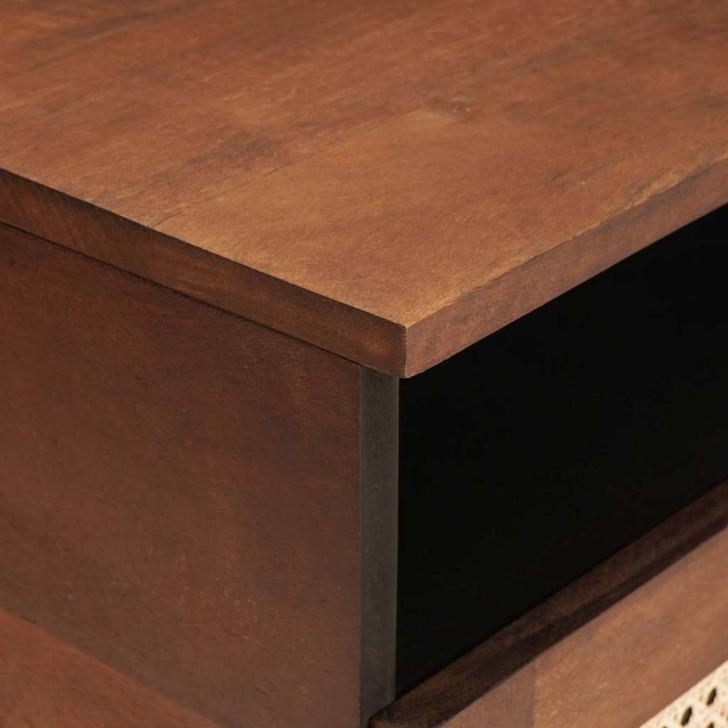 Coffee Table with Drawer 80 x 54 x 40 cm Solid Mango Wood