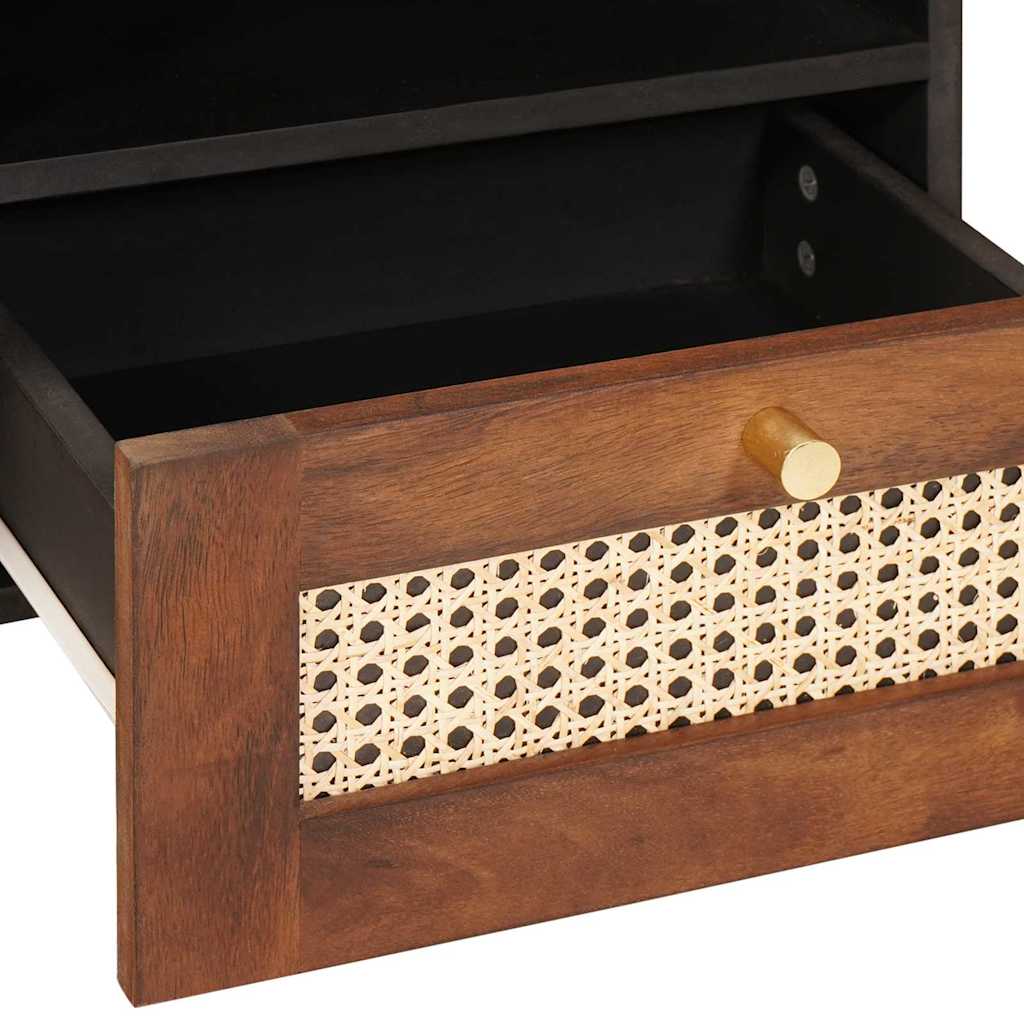 Coffee Table with Drawer 80 x 54 x 40 cm Solid Mango Wood