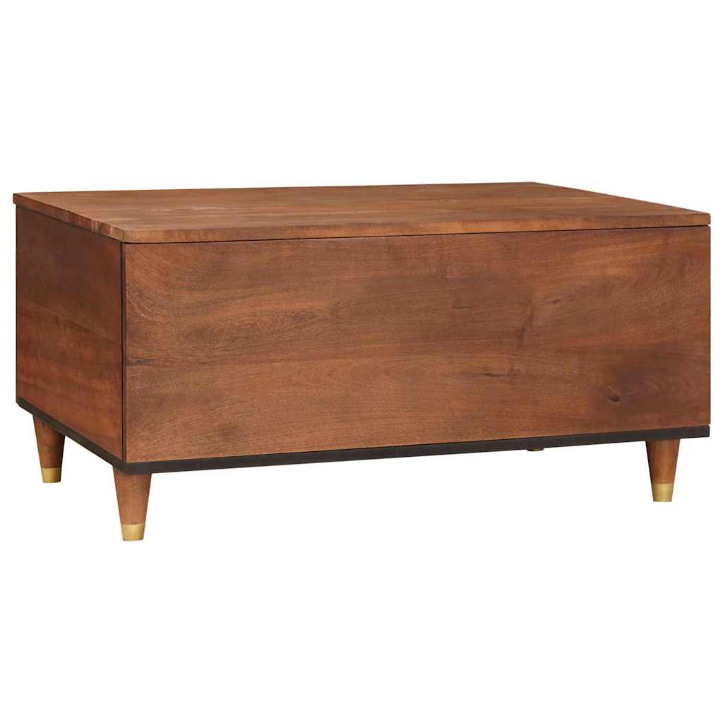 Coffee Table with Drawer 80 x 54 x 40 cm Solid Mango Wood