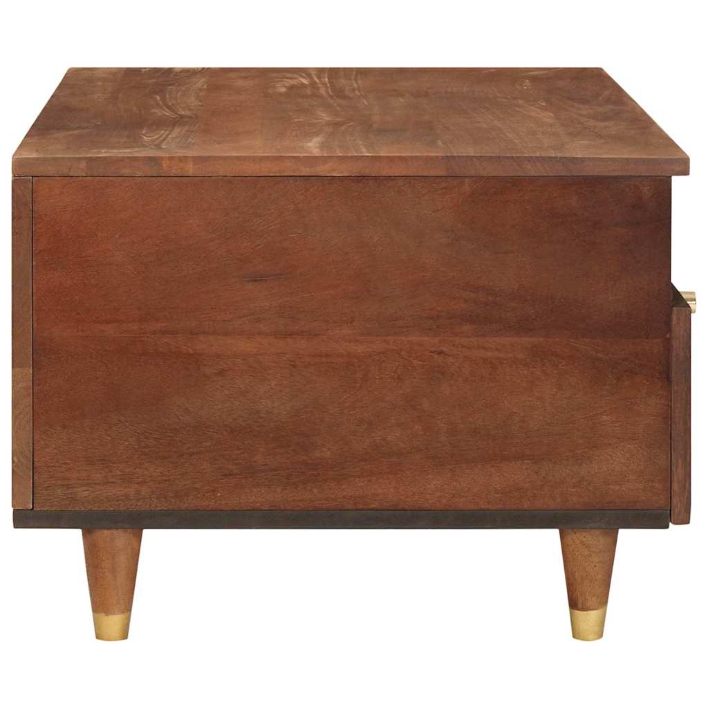 Coffee Table with Drawer 80 x 54 x 40 cm Solid Mango Wood