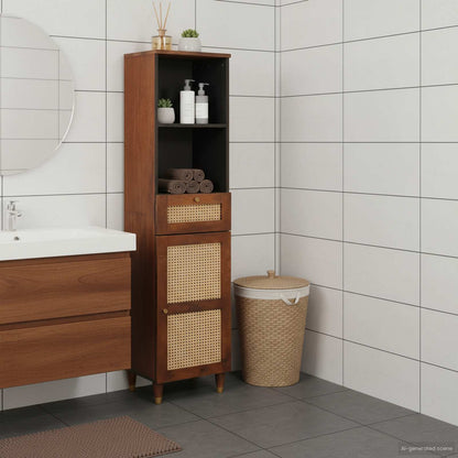 Sideboard with Drawer Brown 38 x 33.5 x 160 cm Solid Mango Wood