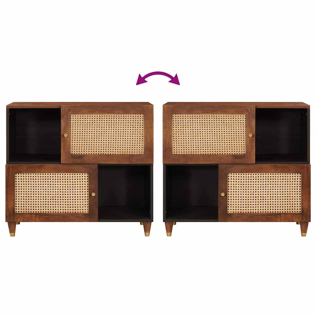Sideboard Brown 80 x 33.5 x 75 cm Solid Mango Wood