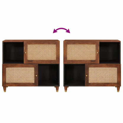 Sideboard Brown 80 x 33.5 x 75 cm Solid Mango Wood