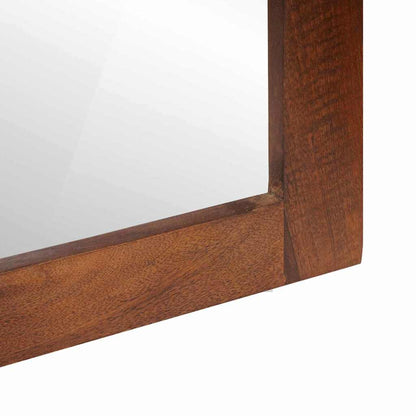 Mirror Rectangular Brown and Silver 50 x 2.5 x 70 cm