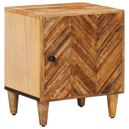 Bedside Table Brown 40 x 33.5 x 46 cm Solid Mango Wood