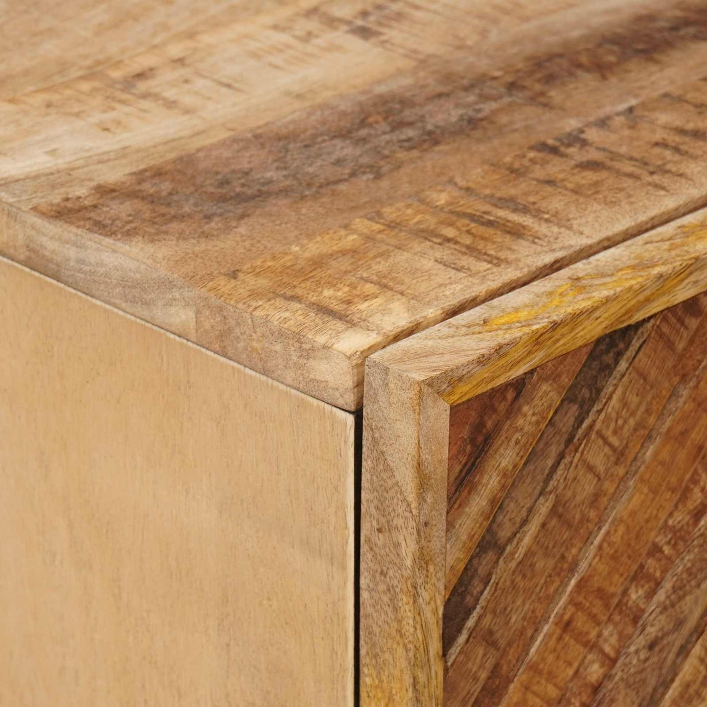 Bedside Table Brown 40 x 33.5 x 46 cm Solid Mango Wood