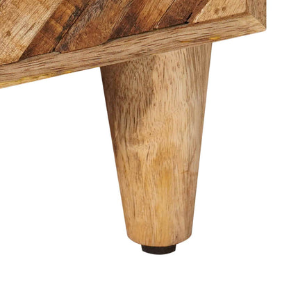 Bedside Table Brown 40 x 33.5 x 46 cm Solid Mango Wood
