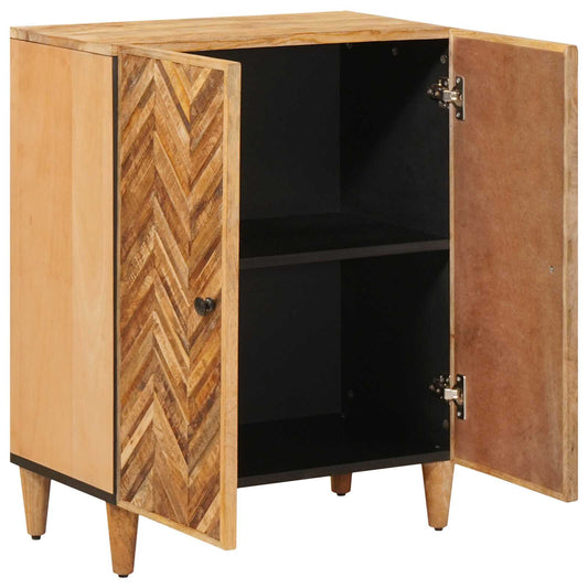 Storage Cabinets Brown 60 x 33.5 x 75 cm Solid Mango Wood