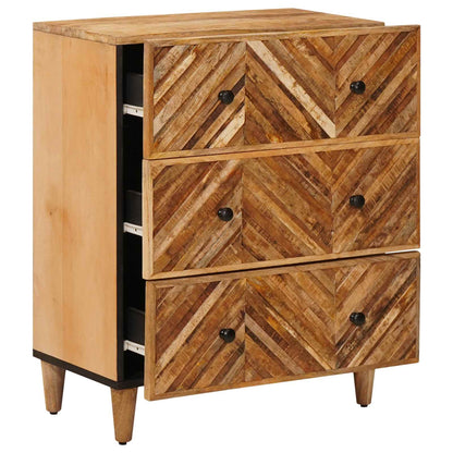 Storage Cabinets Brown 60 x 33.5 x 75 cm Solid Mango Wood