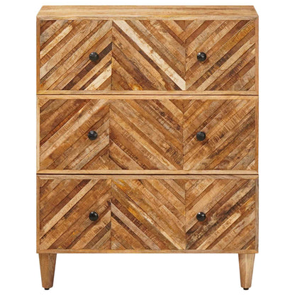 Storage Cabinets Brown 60 x 33.5 x 75 cm Solid Mango Wood