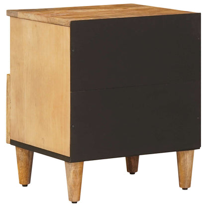 Bedside Table Brown 50 x 33 x 60 cm Solid Mango Wood
