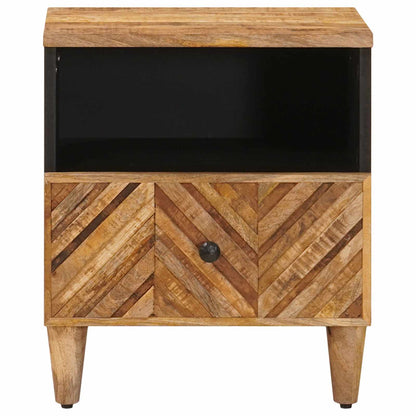 Bedside Table Brown 50 x 33 x 60 cm Solid Mango Wood
