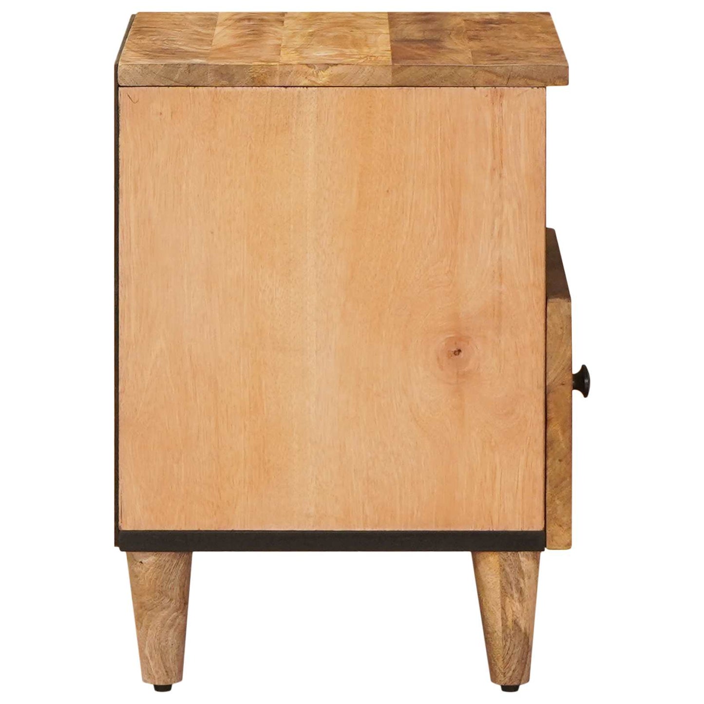 Bedside Table Brown 50 x 33 x 60 cm Solid Mango Wood