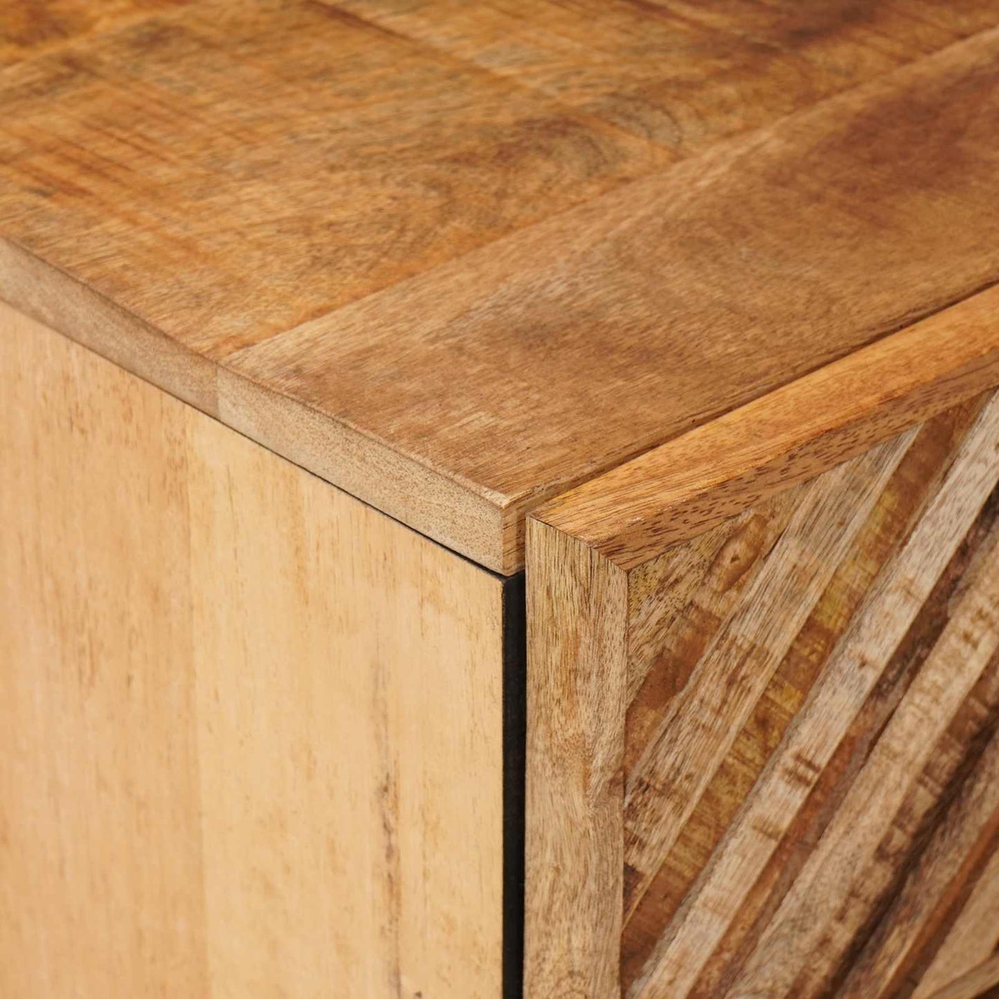 Bedside Table Brown 50 x 33 x 60 cm Solid Mango Wood