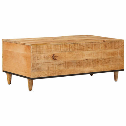 Coffee Table Brown 100 x 54 x 40 cm Solid Mango Wood
