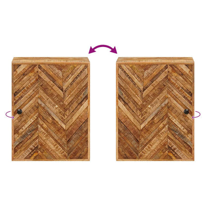 Hanging Cabinet Brown 38 x 33.5 x 48 cm Solid Mango Wood