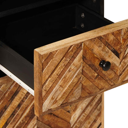 Bathroom Cabinet Brown 38 x 33.5 x 160 cm Solid Mango Wood