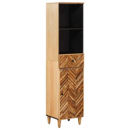 Bathroom Cabinet Brown 38 x 33.5 x 160 cm Solid Mango Wood