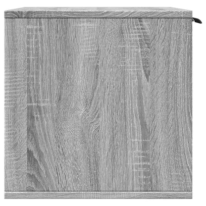 Cat Litter Box Enclosure Grey Sonoma 60x40x40 cm Engineered Wood