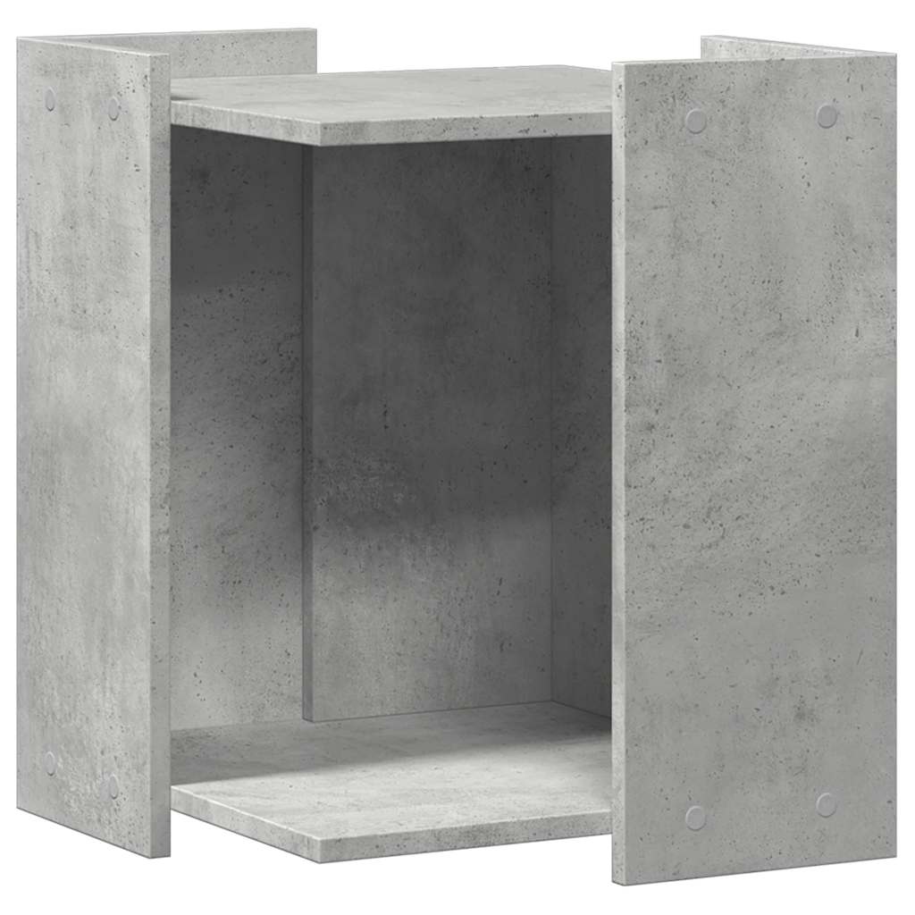 Cat Litter Box Enclosure Concrete Grey 42 x 42 x 51 cm