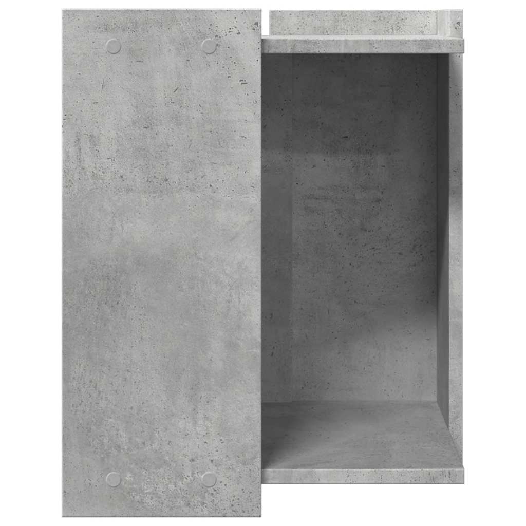 Cat Litter Box Enclosure Concrete Grey 42 x 42 x 51 cm