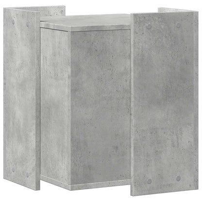 Cat Litter Box Enclosure Concrete Grey 42 x 42 x 51 cm