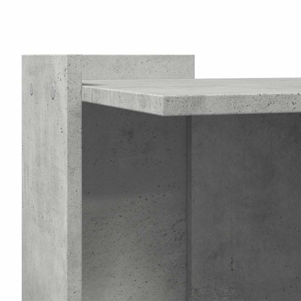 Cat Litter Box Enclosure Concrete Grey 42 x 42 x 51 cm