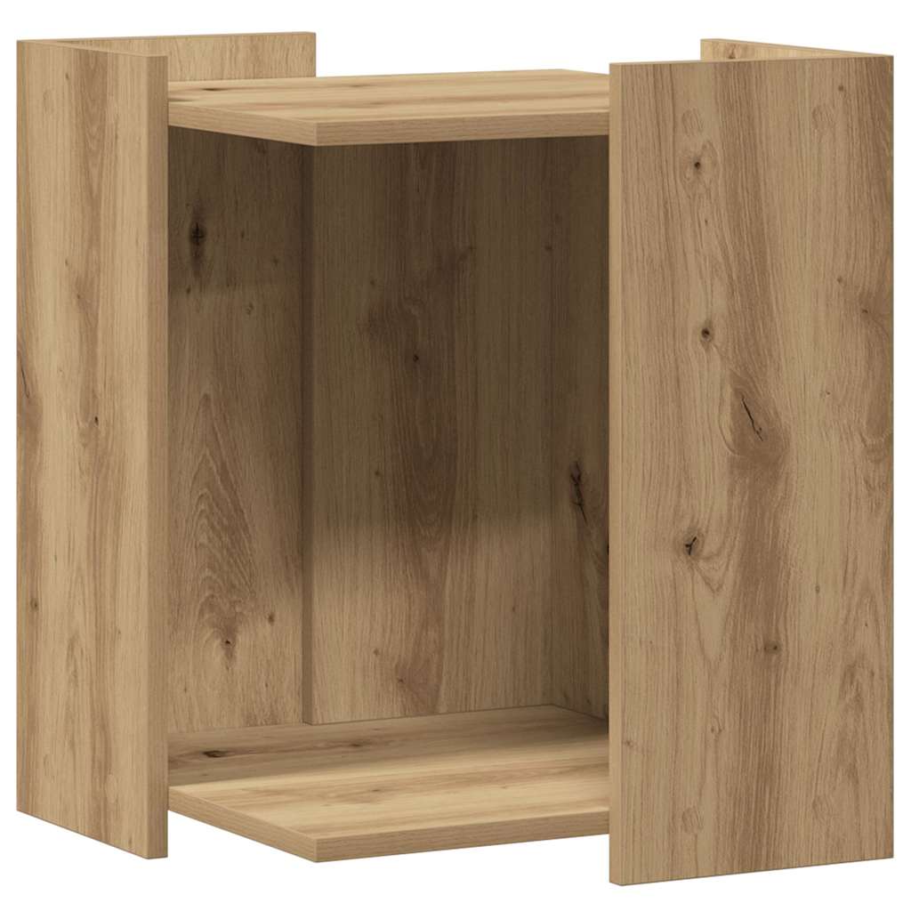Cat Litter Box Enclosure Artisan Oak 42 x 42 x 51 cm