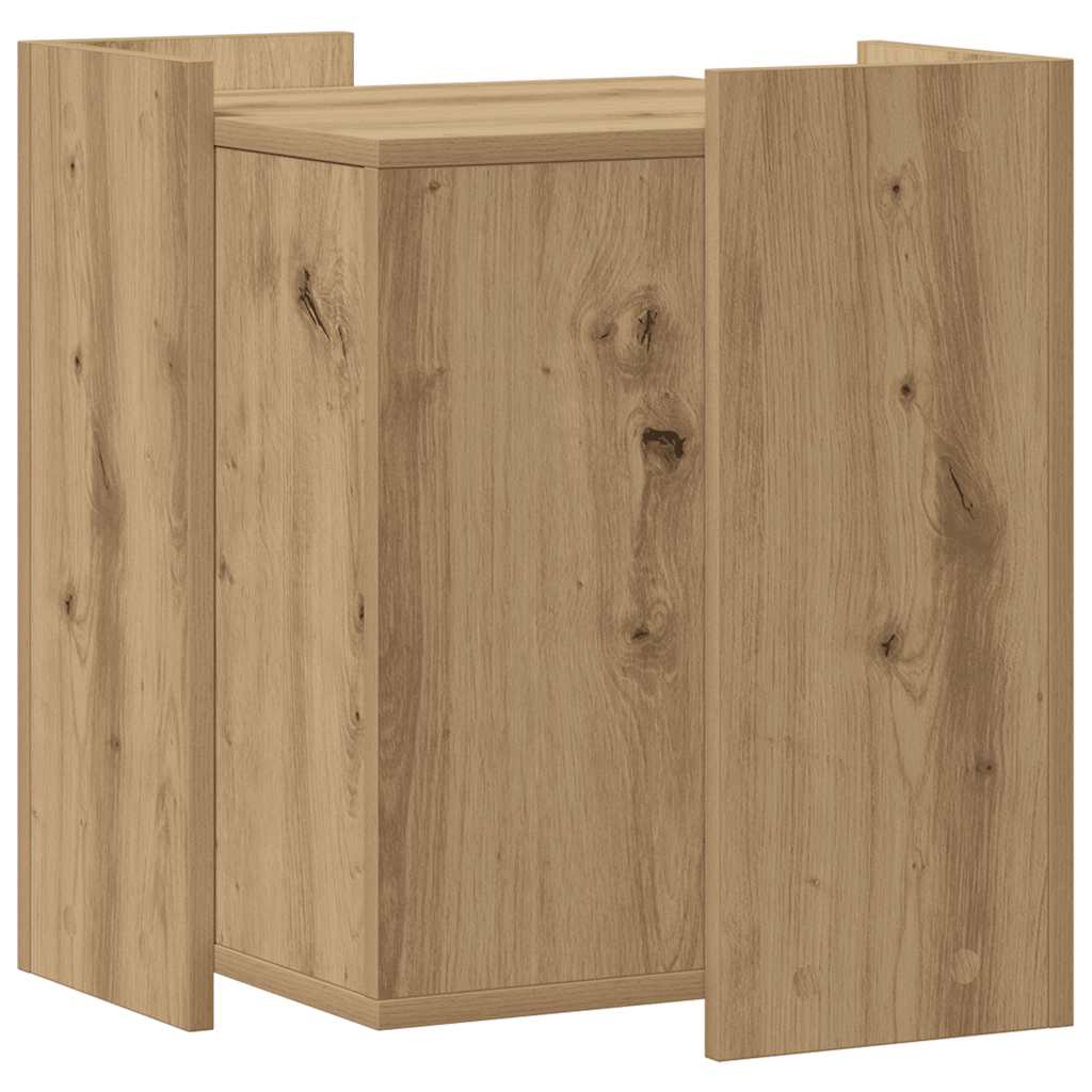Cat Litter Box Enclosure Artisan Oak 42 x 42 x 51 cm