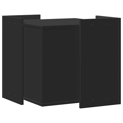Cat Litter Box Enclosure Black 53 x 53 x 51 cm