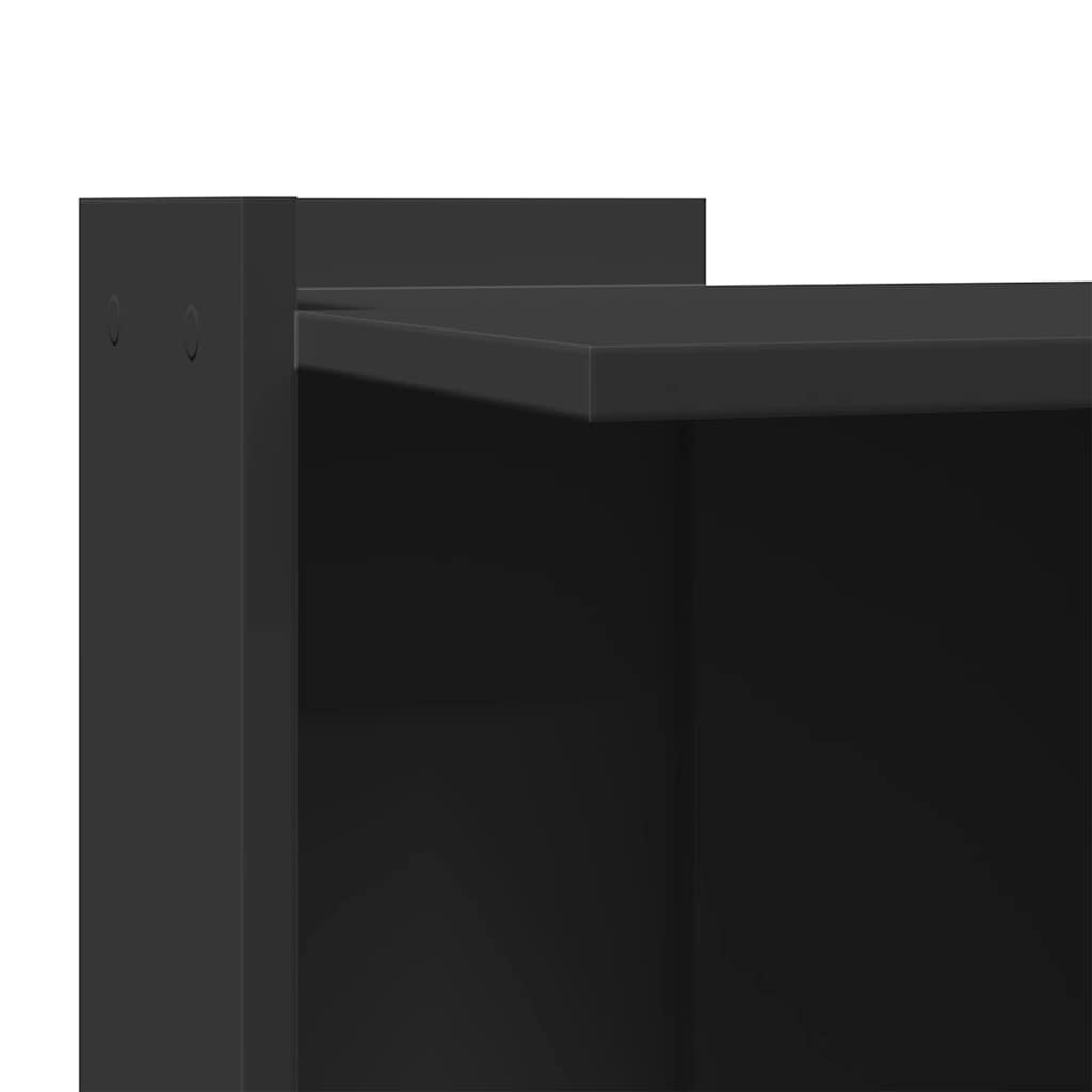 Cat Litter Box Enclosure Black 53 x 53 x 51 cm
