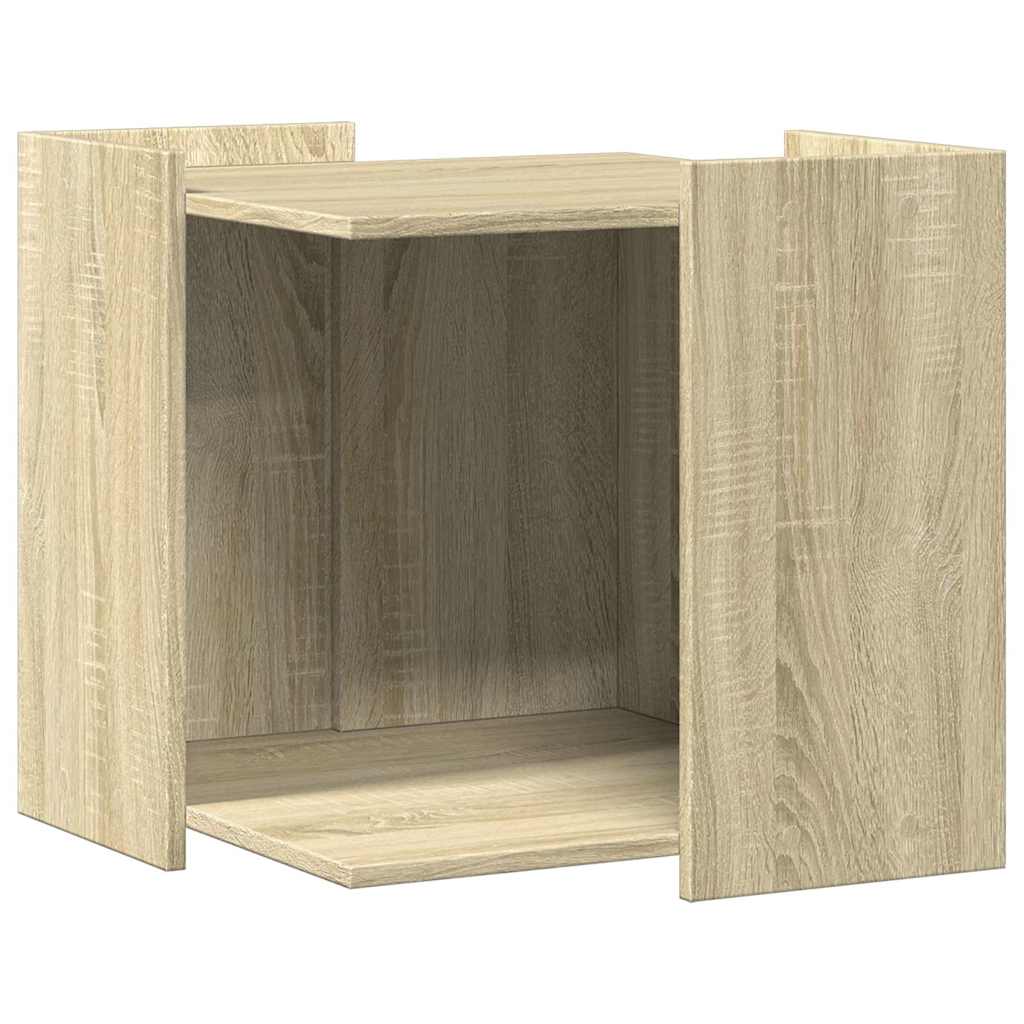 Cat Litter Box Enclosure Sonoma Oak 53 x 53 x 51 cm