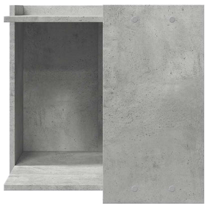 Cat Litter Box Enclosure Concrete Grey 53 x 53 x 51 cm