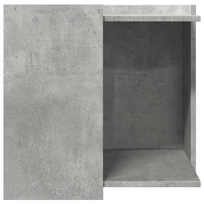 Cat Litter Box Enclosure Concrete Grey 53 x 53 x 51 cm