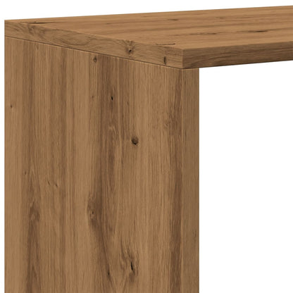 Room Divider Bookcase 3-Tier Artisan Oak 99x29x99 cm Engineered Wood