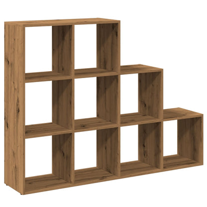 Room Divider Bookcase 3-Tier Artisan Oak 137,5x29x103,5 cm Engineered Wood