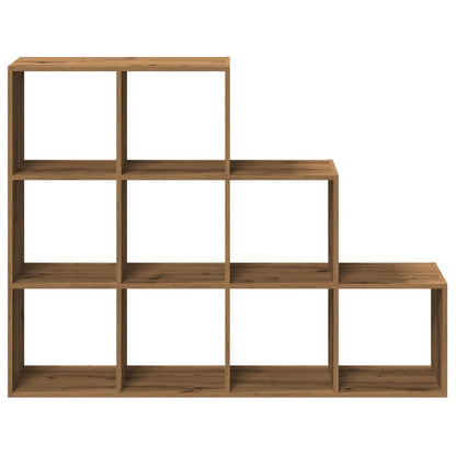 Room Divider Bookcase 3-Tier Artisan Oak 137,5x29x103,5 cm Engineered Wood