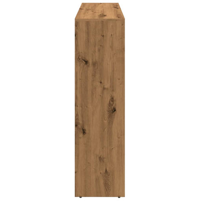 Room Divider Bookcase 3-Tier Artisan Oak 137,5x29x103,5 cm Engineered Wood