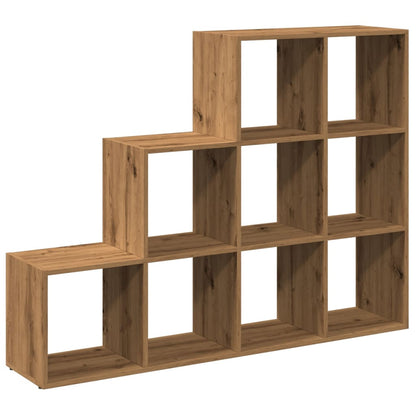 Room Divider Bookcase 3-Tier Artisan Oak 137,5x29x103,5 cm Engineered Wood