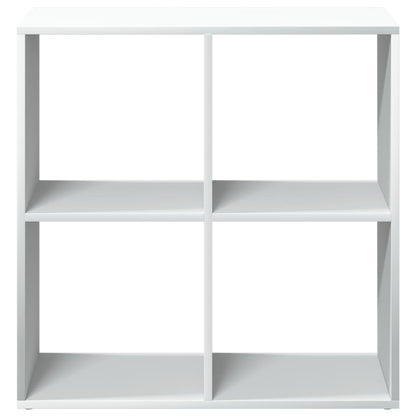 Room Divider Bookcase White 69,5x29x69,5 cm Engineered Wood