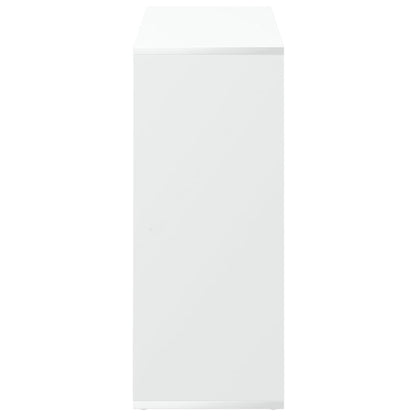 Room Divider Bookcase White 69,5x29x69,5 cm Engineered Wood