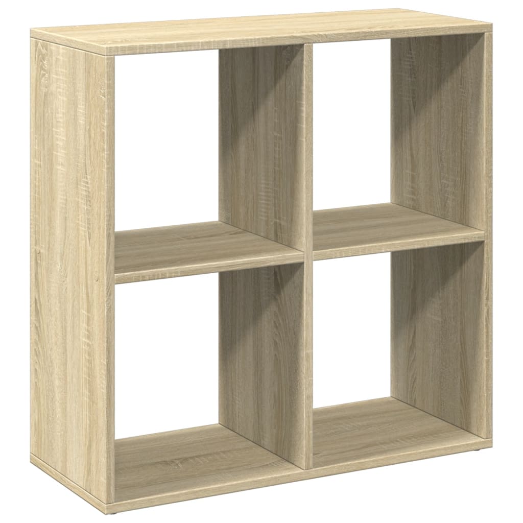 Room Divider Bookcase Sonoma Oak 69,5x29x69,5 cm Engineered Wood