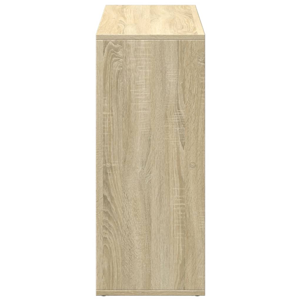 Room Divider Bookcase Sonoma Oak 69,5x29x69,5 cm Engineered Wood