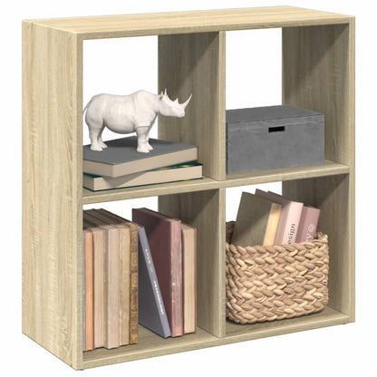 Room Divider Bookcase Sonoma Oak 69,5x29x69,5 cm Engineered Wood