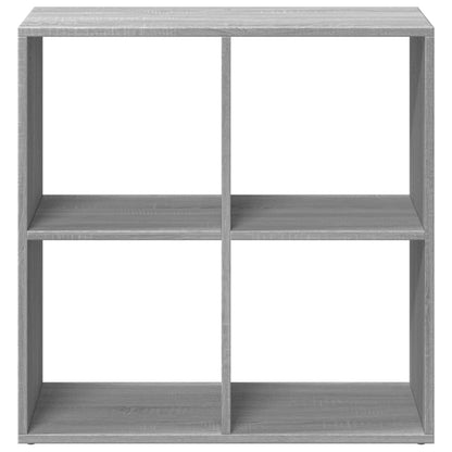 Room Divider Bookcase Grey Sonoma 69,5x29x69,5 cm Engineered Wood